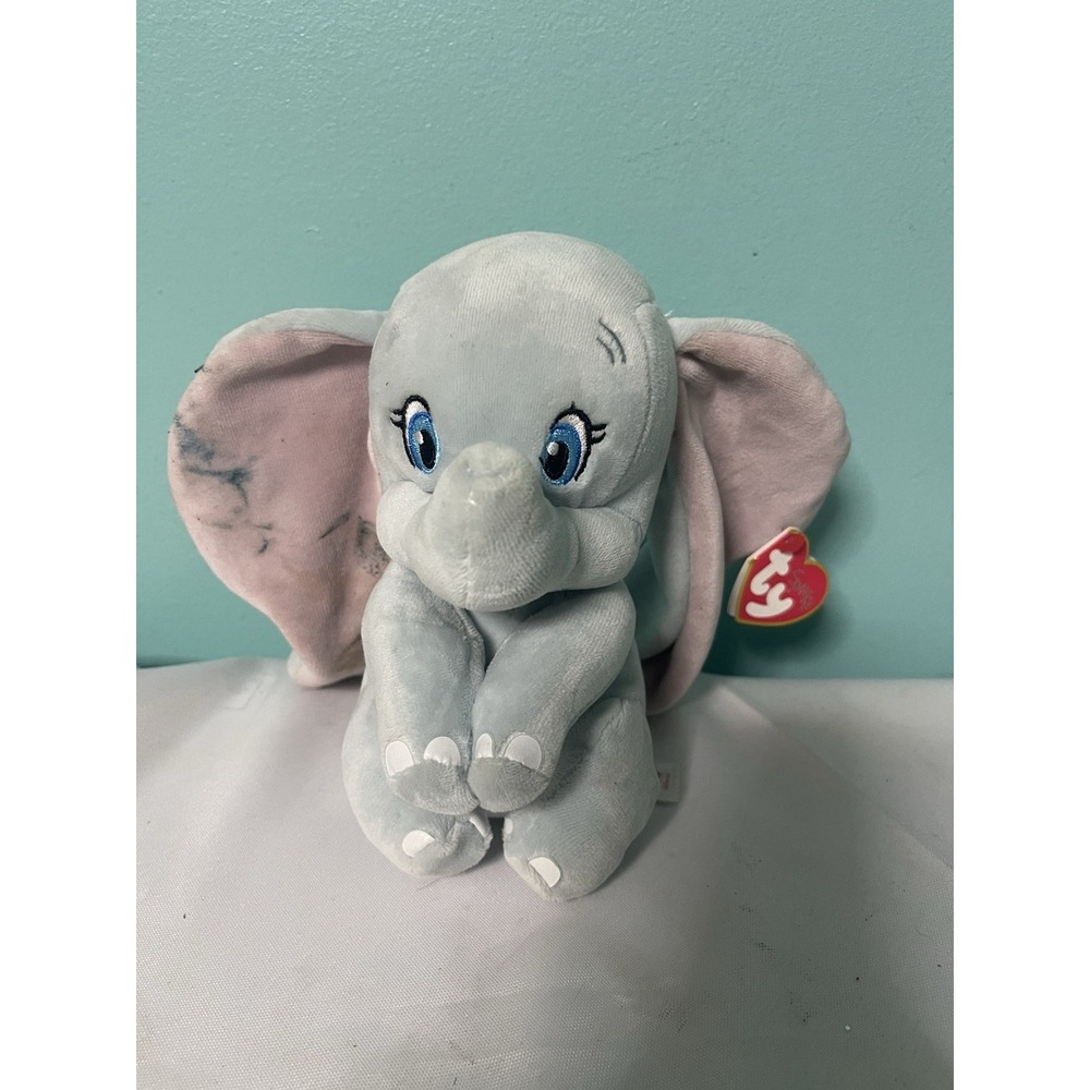TY Beanie Baby - DUMBO the Elephant (Disney) (6 inch) Bin T